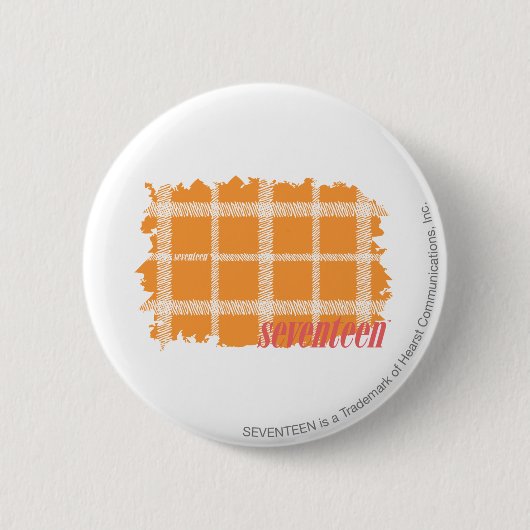 Badge Rond 5 Cm Orange 3 de plaid (Devant)