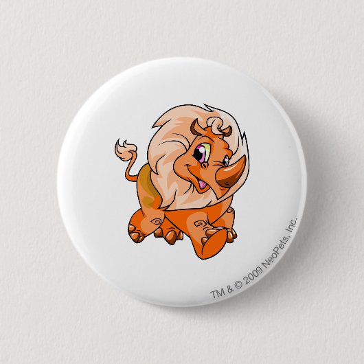 Badge Rond 5 Cm Orange de Tonu (Devant)