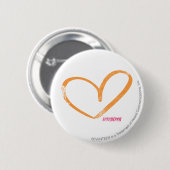 Badge Rond 5 Cm Orange d'OpenHeart (Devant & derrière)