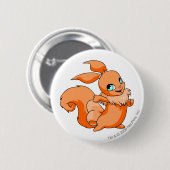 Badge Rond 5 Cm Orange d'Usul (Devant & derrière)