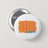 Badge Rond 5 Cm Orange mince 2 de rayures (Devant & derrière)