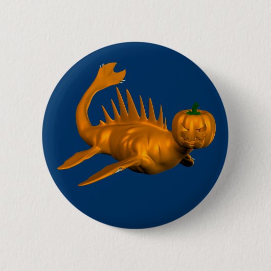 Badge Rond 5 Cm Orange Seadragon (Devant)
