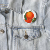 Badge Rond 5 Cm Oranges Vintage (En situation)