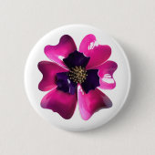 Badge Rond 5 Cm Orchidée tropicale MOD Retro Super Hawaii Flower (Devant)