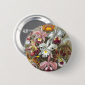 Badge Rond 5 Cm Orchidées Ernst Haeckel Fine Art (Devant & derrière)