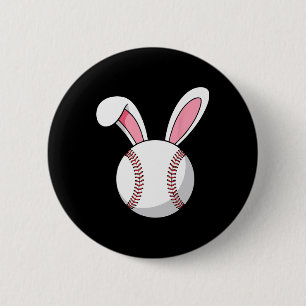 Badge Rond 5 Cm Oreilles de lapin de Pâques pour jeunes garçons et