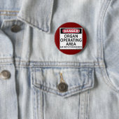 Badge Rond 5 Cm Organe de zone d'exploitation (En situation)