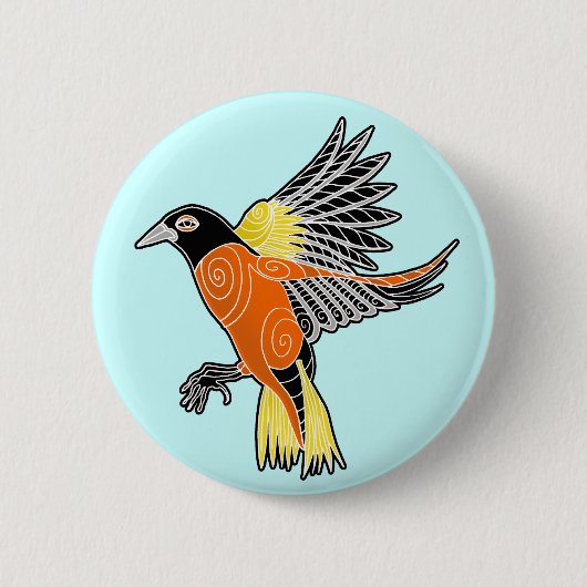 Badge Rond 5 Cm oriale de mères de neferas (Devant)