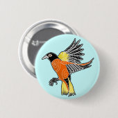 Badge Rond 5 Cm oriale de mères de neferas (Devant & derrière)