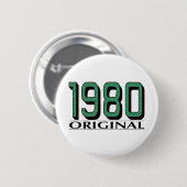 Badge Rond 5 Cm Original 1980 (Devant & derrière)