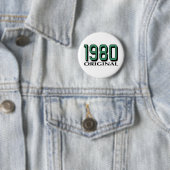 Badge Rond 5 Cm Original 1980 (En situation)