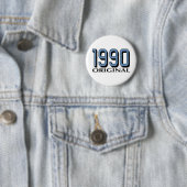 Badge Rond 5 Cm Original 1990 (En situation)