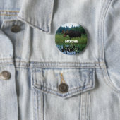 Badge Rond 5 Cm Orignaux pour Palin (En situation)