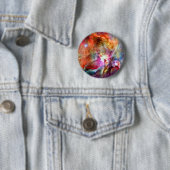 Badge Rond 5 Cm Orion Nebula (En situation)