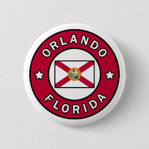 Badge Rond 5 Cm Orlando Floride