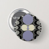 Badge Rond 5 Cm Ornement Doré (Devant & derrière)
