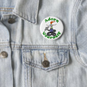 Badge Rond 5 Cm "Ornez-vous" bouton de sirène (En situation)