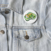 Badge Rond 5 Cm Orteil de la grenouille sorcière Shakespeare (En situation)