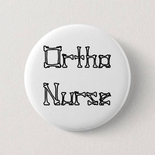Badge Rond 5 Cm Ortho Nurse (Devant)