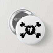 Badge Rond 5 Cm Os croisés Foosball (Devant & derrière)