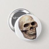 Badge Rond 5 Cm Os de crâne (Devant & derrière)