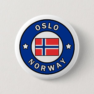 Badge Rond 5 Cm Oslo Norvège