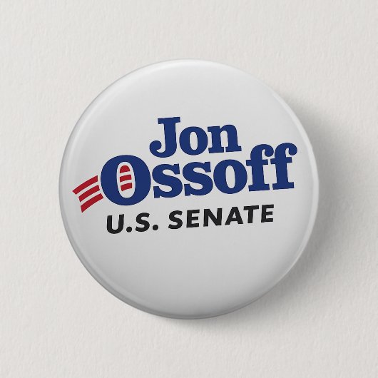 Badge Rond 5 Cm Ossoff 2026 Démocrate (Devant)