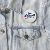 Badge Rond 5 Cm Ossoff 2026 Démocrate (En situation)