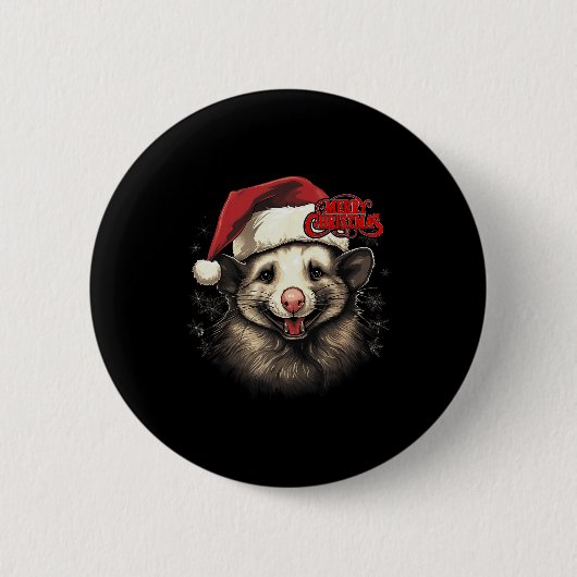 Badge Rond 5 Cm Ossum Ssum Funny Merry Christmas Santa Matching Fa (Devant)