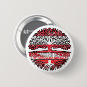 Badge Rond 5 Cm Österreich Österreichisch Schweizer Schweiz Baum (Devant & derrière)