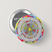 BADGE ROND 5 CM OTA MASTER MANDALA (Devant & derrière)