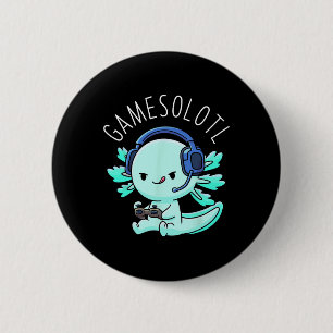 Badge Rond 5 Cm Otaku Lifestyle Threads Shirt Co. Gamesolotl Axolo