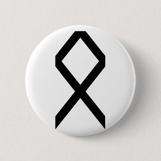 BADGE ROND 5 CM OTHILA RUNE (Devant)