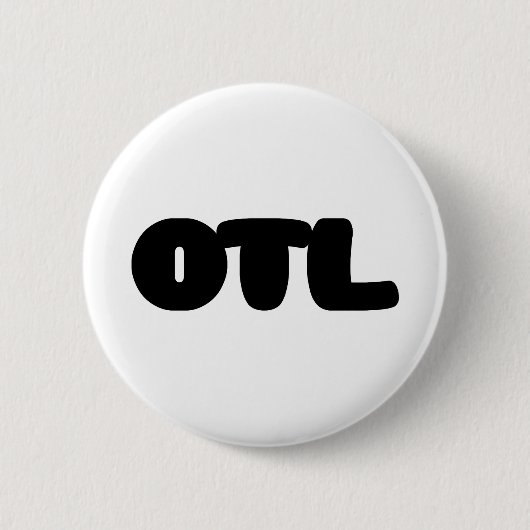 Badge Rond 5 Cm OTL Emoticon ~ Élang coréen (Devant)