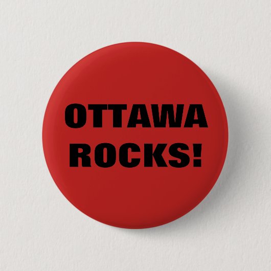 BADGE ROND 5 CM OTTAWA ROCKS! (Devant)