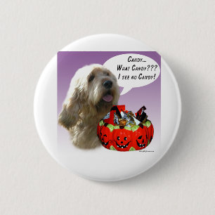 Badge Rond 5 Cm Otterhound Halloween Candy