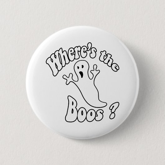 Badge Rond 5 Cm Où est hue ? (Devant)