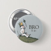 Badge Rond 5 Cm Où sont les choses sauvages | Frère à être (Devant & derrière)