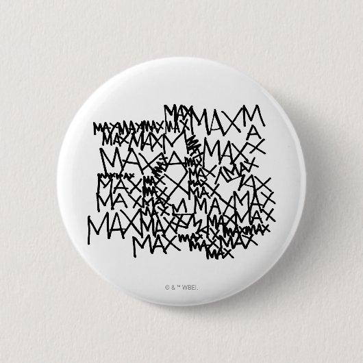 Badge Rond 5 Cm Où sont les choses sauvages | Max répété (Devant)
