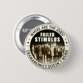 Badge Rond 5 Cm Où Sont Les Emplois ? (Devant & derrière)