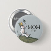 Badge Rond 5 Cm Où sont les monstres | Future Maman (Devant & derrière)