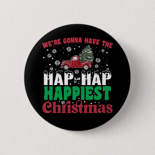 Badge Rond 5 Cm Où Vont Avoir Le Hap Hap Happy Plus Joyeux Noël