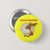 Badge Rond 5 Cm Ouatine Navidad (Devant & derrière)