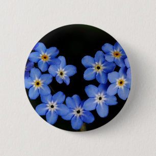 Badge Rond 5 Cm Oubliez-moi pas