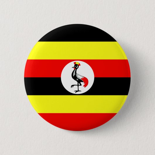 Badge Rond 5 Cm Ouganda (Devant)