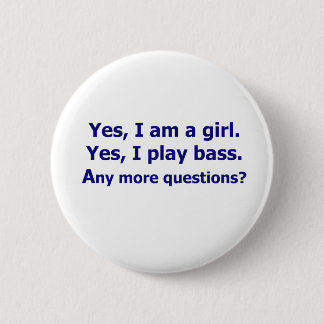 Badge Rond 5 Cm Oui je suis une perche de jeu des textes de fille