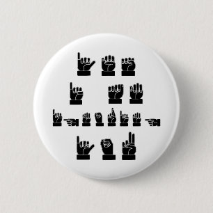 Badge Rond 5 Cm Oui je vous ignore © de #USAPatriotGraphics d'ASL