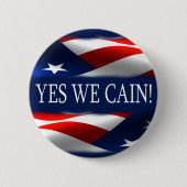 Badge Rond 5 Cm Oui nous Caïn ! (Devant)