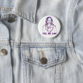 Badge Rond 5 Cm Oui, Nous Kam ! Élection de Kamala Harris 2024 (En situation)