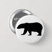 Badge Rond 5 Cm Ours blanc (Devant & derrière)